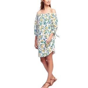 NWOT Old Navy Flora Bird Out Of The Shoulder Dress